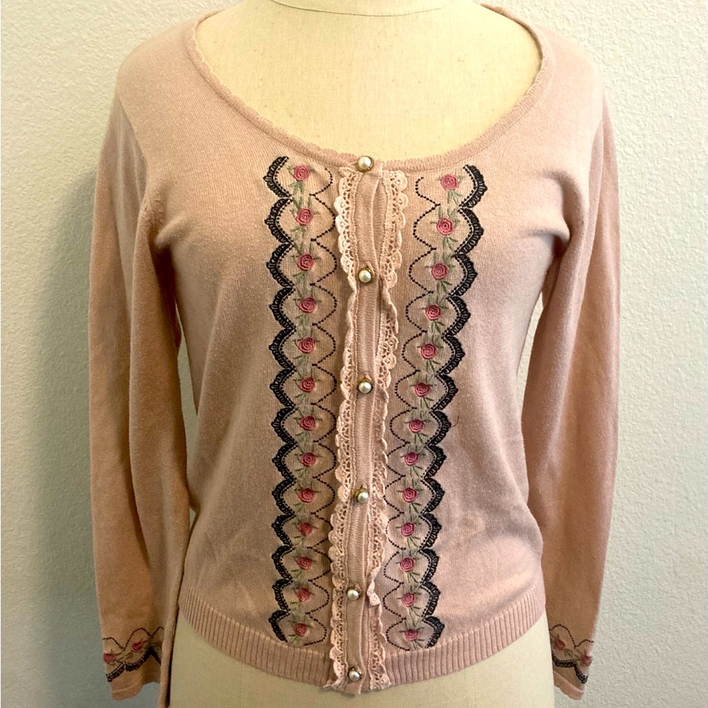 Axes Femme, Jfashion, Lolita mauve pink sweater